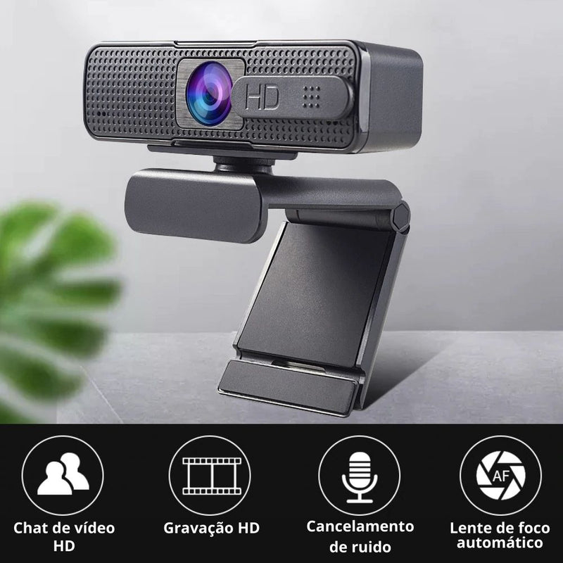 Webcam Full HD 1080p Foco Automático