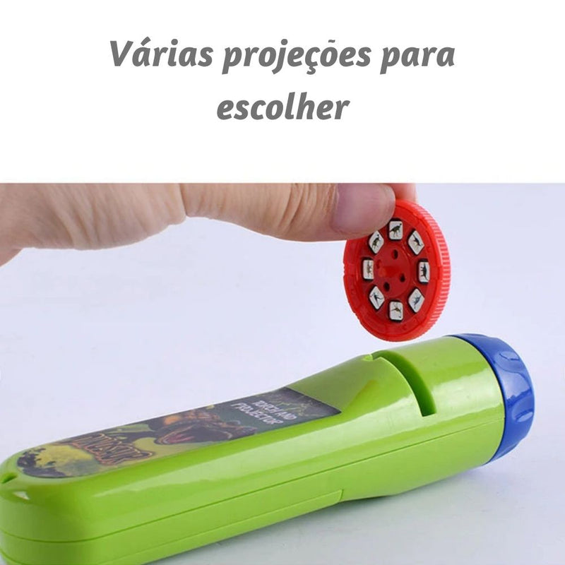 Mini Projetor Lanterna Brinquedo Educativo