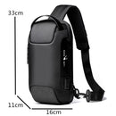 Bolsa Masculina à Prova D'água e Antifurto