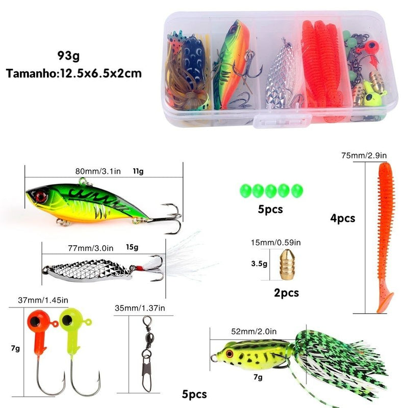 Vara de Pesca Combo e Kit